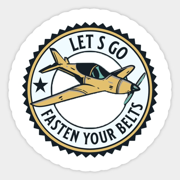 Great gift for pilots and students, aviation lovers. Sticker by Aviators-FTD